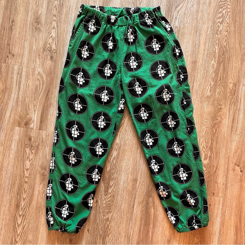 Supreme x UNDERCOVER Public Enemy Green Skate Pants Joggers Size Small